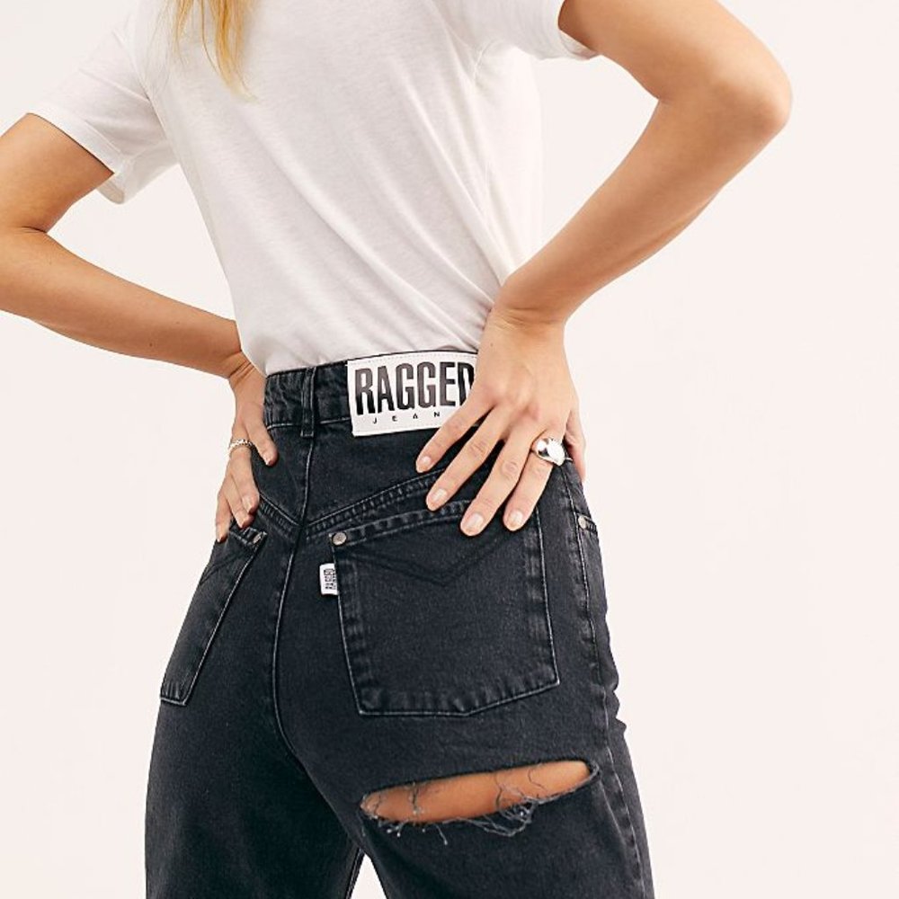 The Ragged Priest butt cut out jean